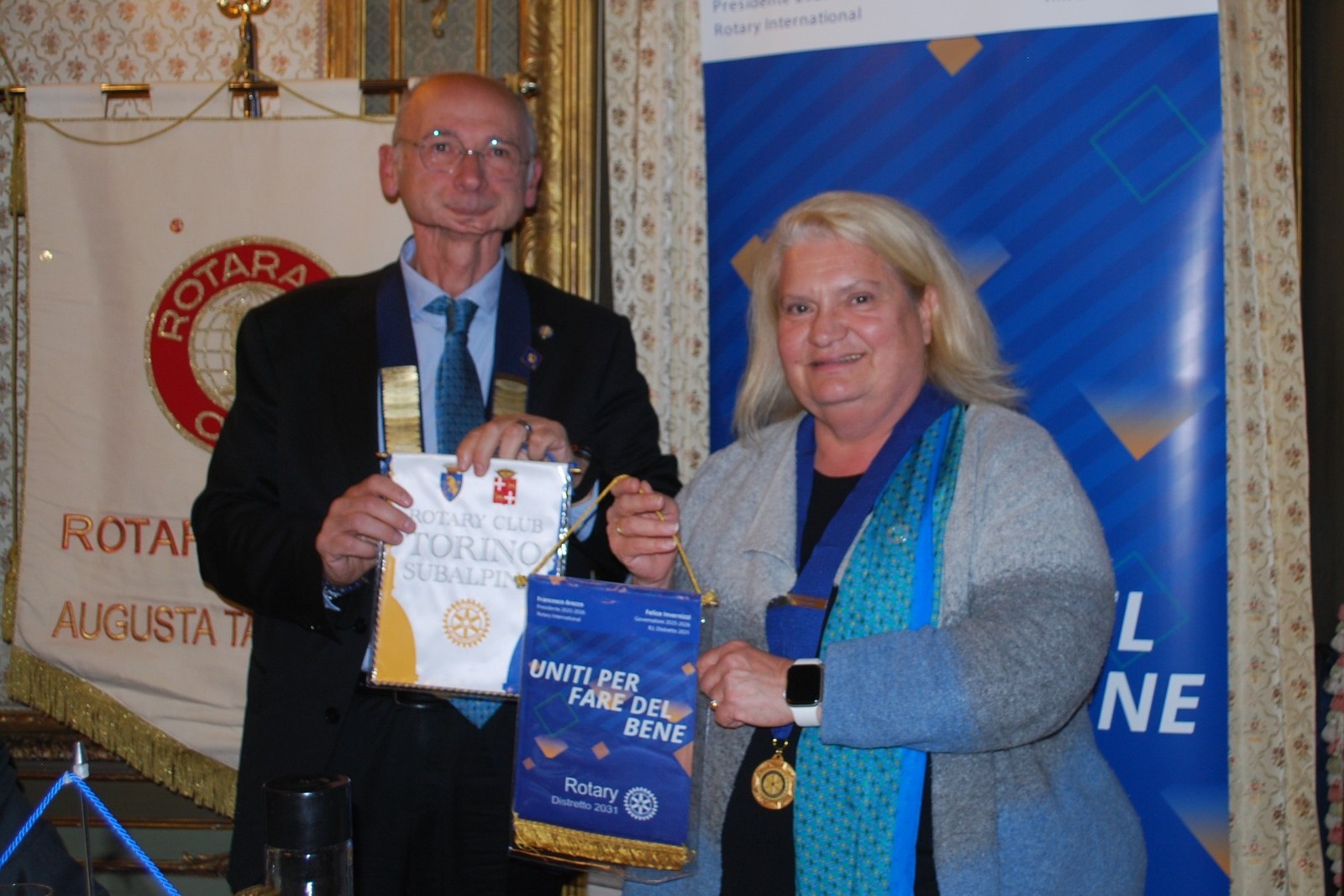 Con il Governatore Felice Invernizzi