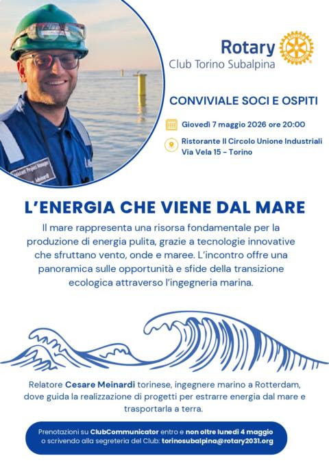 Energia che viene dal mare